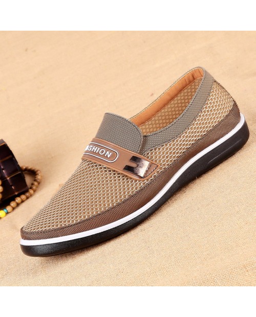 Men Breathable Wear-resistant Soft Sole Slip On Casual Shoes