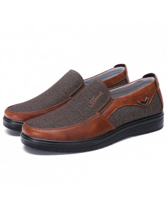 Men Large Size Old Beijing Style Casual Cloth Shoes