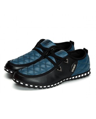 Big Size Men Quilted Comfortable Low-top Sport Casual Shoes