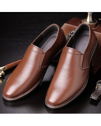 Men Classic Pointed Toe Slip On Business Formal Casual Dress Shoes