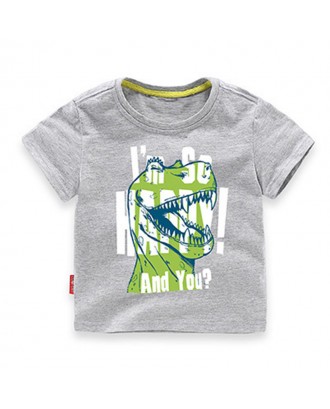 Graphic Kids Boys Printed Tops & T-shirts Toddler Birthday Clothes For 1Y-7Y