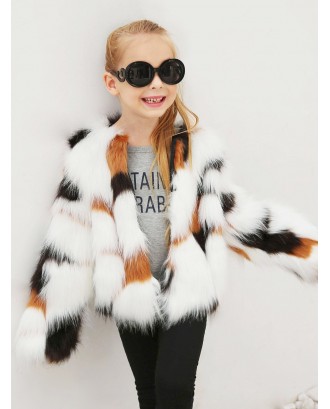 Toddler Girls Faux Fur Coat