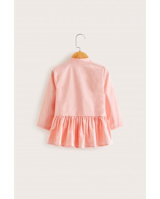 Toddler Girls Tiered Layer Ruffle Blouse